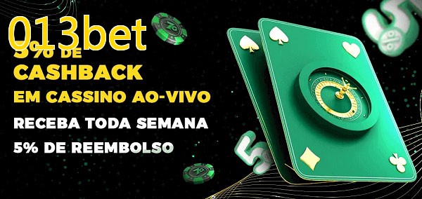 Promoções do cassino ao Vivo 013bet